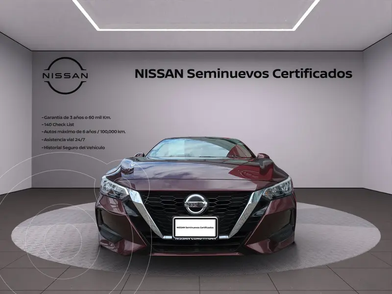 Foto Nissan Sentra Sense Aut usado (2020) color violeta oscuro financiado en mensualidades(enganche $88,643 mensualidades desde $4,230)