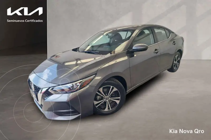 Foto Nissan Sentra Sense Aut usado (2023) color Gris financiado en mensualidades(enganche $89,925 mensualidades desde $7,719)