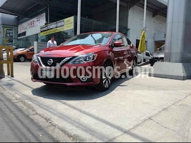 Nissan Sentra Exclusive Aut NAVI usado (2018) color Rojo Burdeos precio $60,000