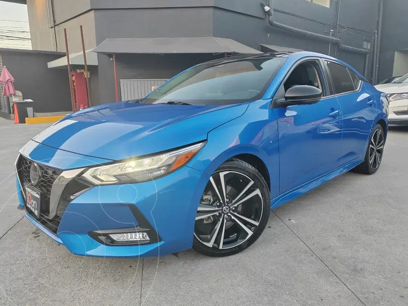 Foto Nissan Sentra SR usado (2021) color Azul financiado en mensualidades(enganche $98,750 mensualidades desde $5,728)