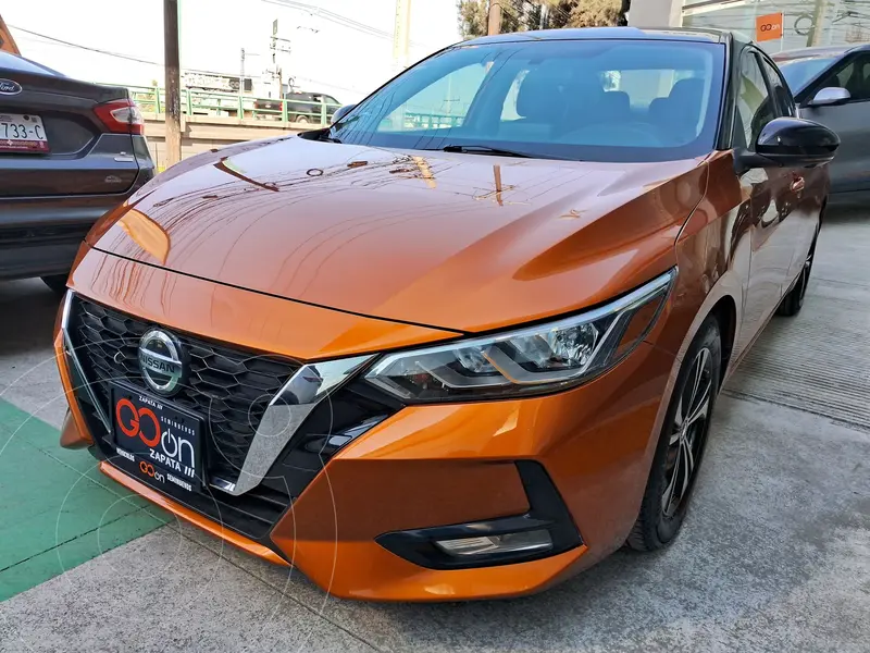 Foto Nissan Sentra Advance usado (2022) color Naranja financiado en mensualidades(enganche $87,200 mensualidades desde $6,668)