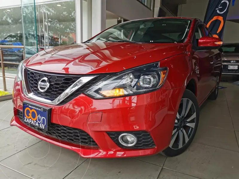 Foto Nissan Sentra Exclusive NAVI Aut usado (2017) color Rojo financiado en mensualidades(enganche $67,500 mensualidades desde $3,915)