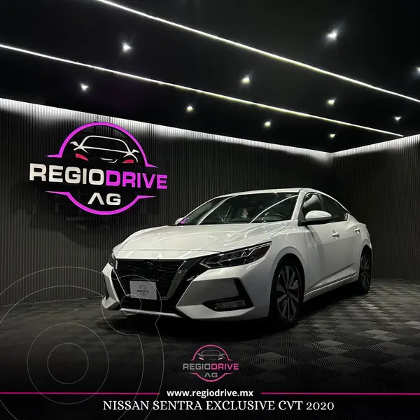 Foto Nissan Sentra Exclusive Aut usado (2020) color Blanco Perla precio $289,900