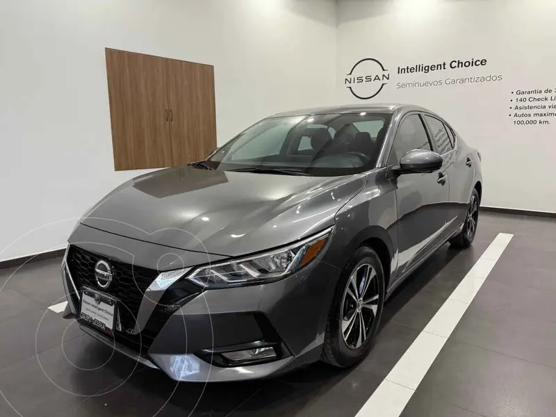 Foto Nissan Sentra Advance usado (2023) color Gris financiado en mensualidades(enganche $75,900 mensualidades desde $7,487)