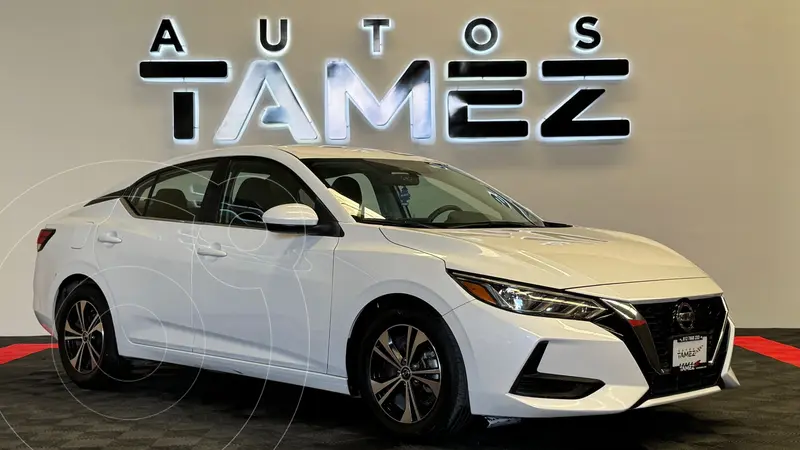 Foto Nissan Sentra Sense Aut usado (2021) color Blanco financiado en mensualidades(enganche $63,800 mensualidades desde $6,834)