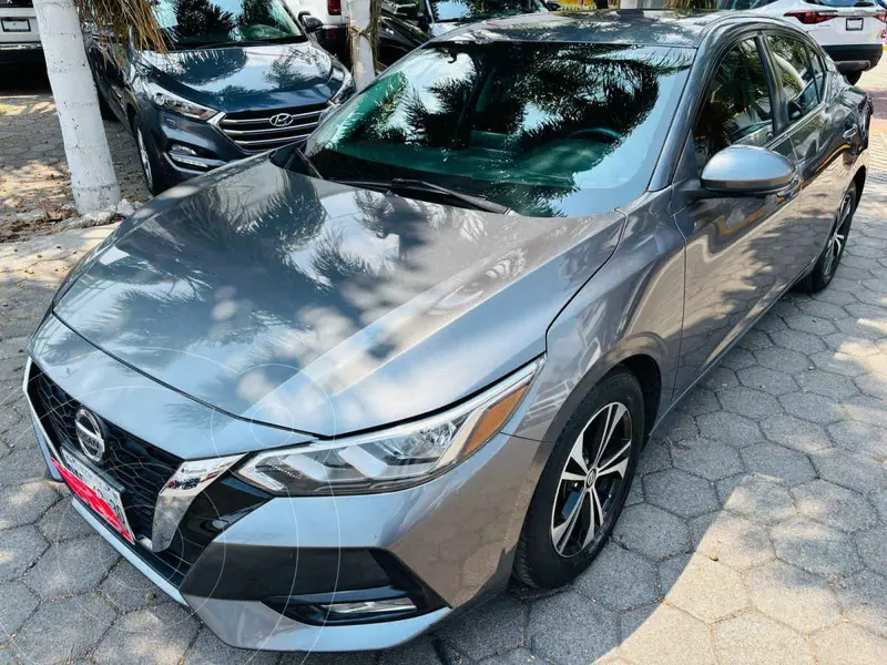 Foto Nissan Sentra Advance usado (2021) color Gris financiado en mensualidades(enganche $71,756 mensualidades desde $6,374)