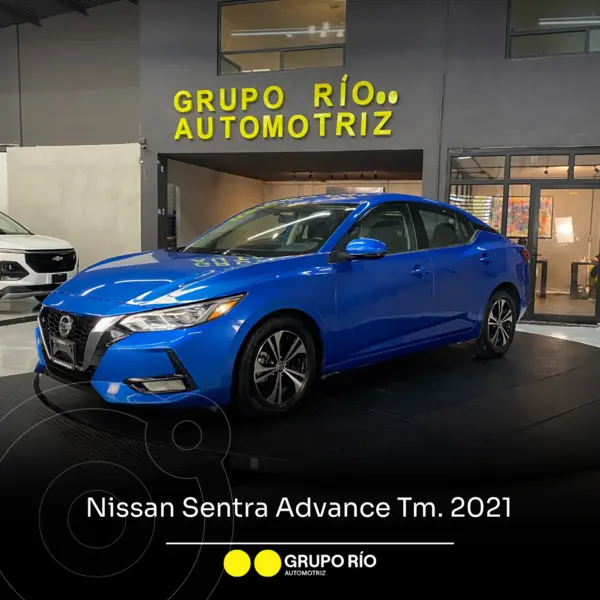 Foto Nissan Sentra Advance usado (2021) color Azul precio $269,000