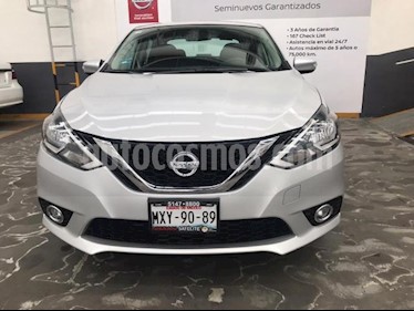 foto Nissan Sentra 4P ADVANCE TM6 A/AC. F. NIEBLA RA-16 usado (2017) color Plata precio $225,500