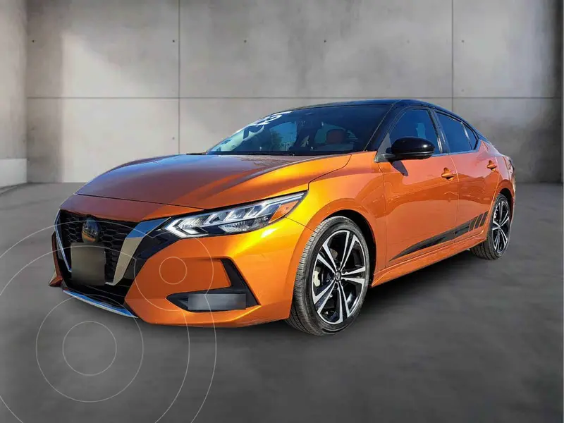 Foto Nissan Sentra SR Bi-tono Aut usado (2022) color Naranja financiado en mensualidades(enganche $76,780 mensualidades desde $7,571)