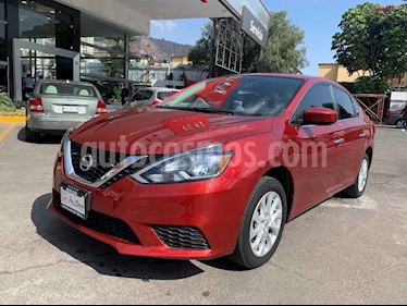 foto Nissan Sentra 4p Sense L4/1.8 Man usado (2018) color Rojo precio $205,000
