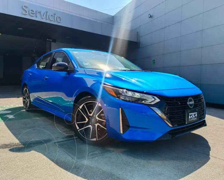 Foto Nissan Sentra SR usado (2024) color Azul financiado en mensualidades(enganche $93,662 mensualidades desde $10,777)