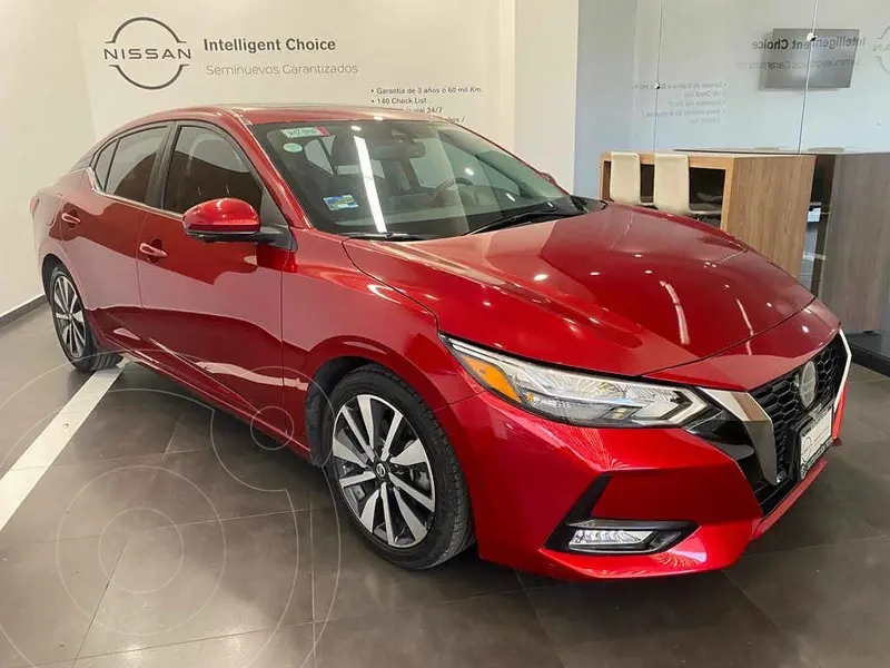 Foto Nissan Sentra Exclusive Aut usado (2020) color Rojo precio $399,000