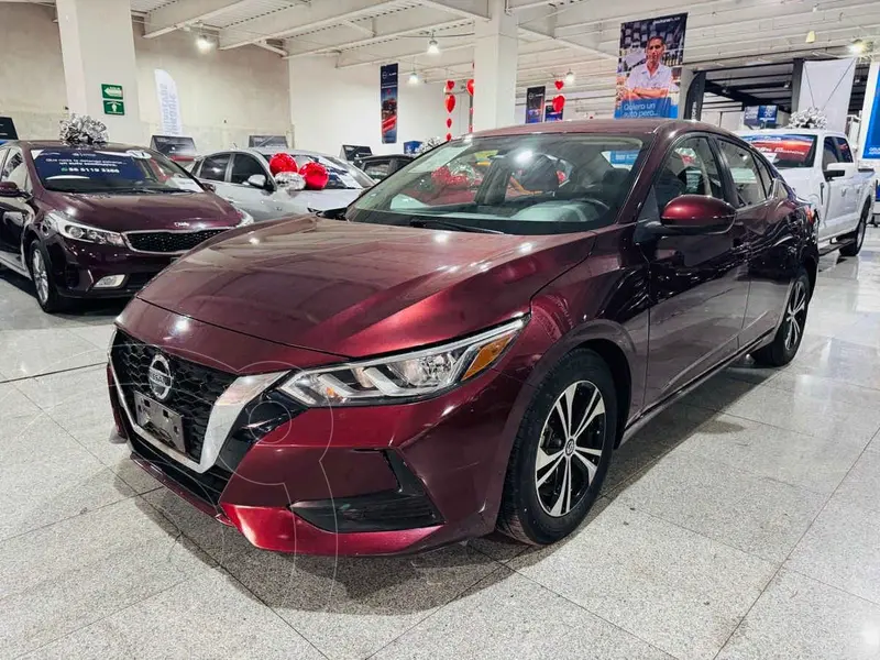 Foto Nissan Sentra Sense Aut usado (2021) color Rojo precio $262,000
