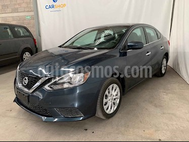 foto Nissan Sentra 4p Sense L4/1.8 Aut usado (2018) color Azul precio $199,900