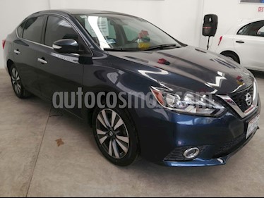 Nissan Sentra Exclusive NAVI Aut usado (2017) color Azul precio $230,000