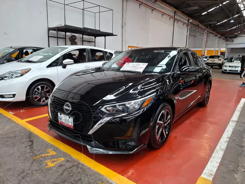 Foto Nissan Sentra Advance usado (2024) color Negro financiado en mensualidades(enganche $87,500 mensualidades desde $7,000)