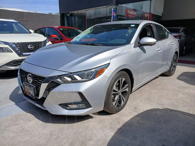 Foto Nissan Sentra Advance usado (2021) color plateado financiado en mensualidades(enganche $87,200 mensualidades desde $6,668)