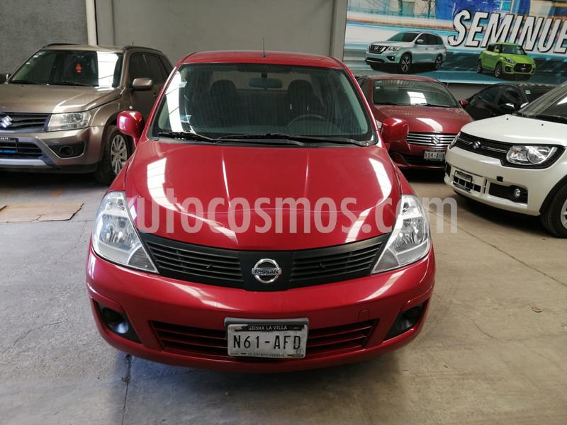 Nissan Tiida Sedan Sense usado (2016) color Rojo Burdeos precio $135,000