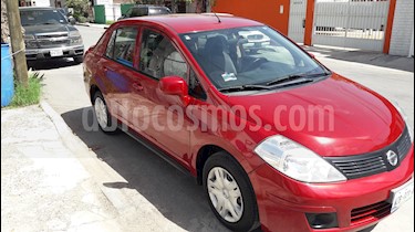 Foto venta Auto usado Nissan Tiida Sedan Sense Aut (2013) color Rojo precio $98,000