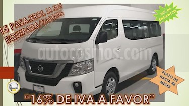 foto Nissan Urvan 4p Amplia L4/2.5 Man 15/Pas P/Seg usado (2018) color Blanco precio $399,000