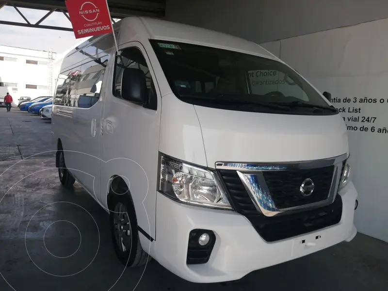 Foto Nissan Urvan 15 Pas Amplia Aa Pack Seguridad usado (2020) color Blanco financiado en mensualidades(enganche $212,462 mensualidades desde $10,139)