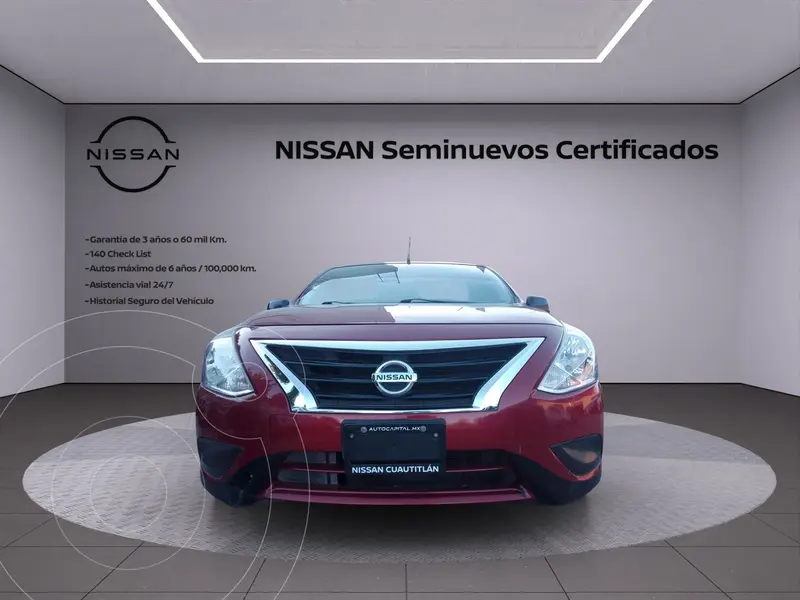 Foto Nissan V-Drive 1.6L Plus usado (2022) color Rojo financiado en mensualidades(enganche $81,290 mensualidades desde $3,879)