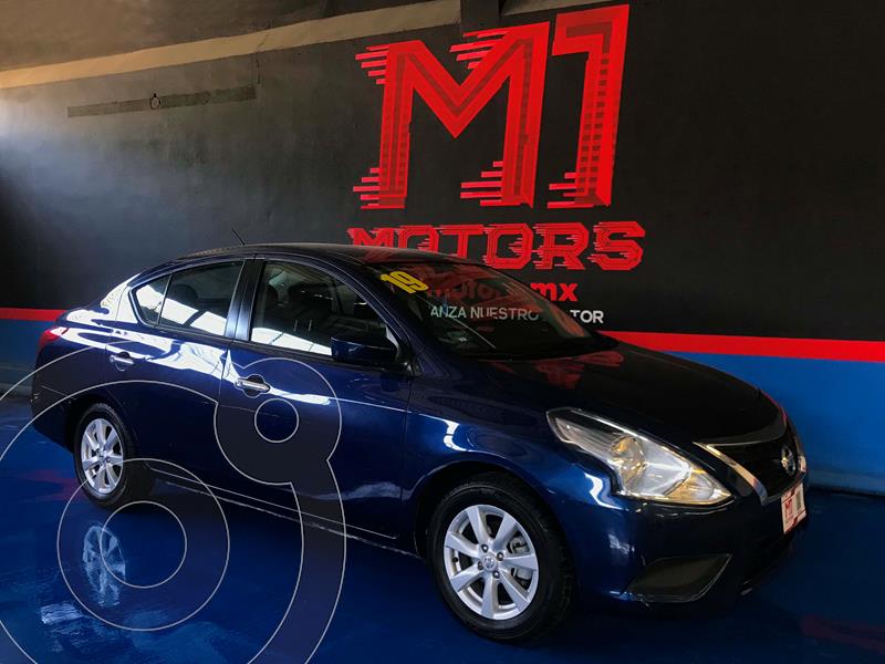 Foto Nissan Versa Sense Aut usado (2019) color Azul financiado en mensualidades(enganche $109,000 mensualidades desde $7,076)