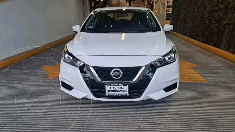 Foto Nissan Versa Sense Aut usado (2021) color Blanco financiado en mensualidades(enganche $89,870 mensualidades desde $3,781)