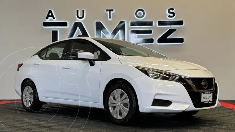 Foto Nissan Versa Sense usado (2021) color Blanco financiado en mensualidades(enganche $48,180 mensualidades desde $5,161)