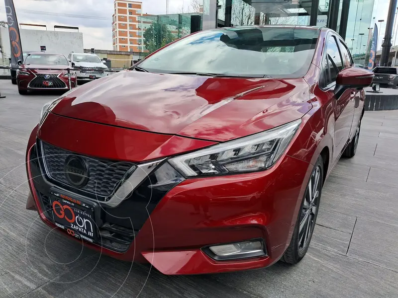 Foto Nissan Versa Platinum Aut usado (2020) color Rojo financiado en mensualidades(enganche $67,852 mensualidades desde $5,189)