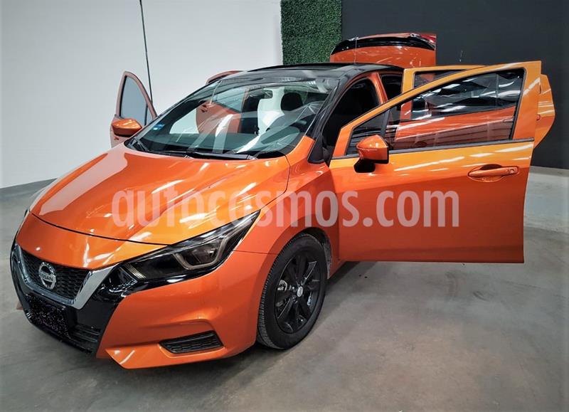 Nissan Versa Sense usado (2020) color Naranja precio $239,999