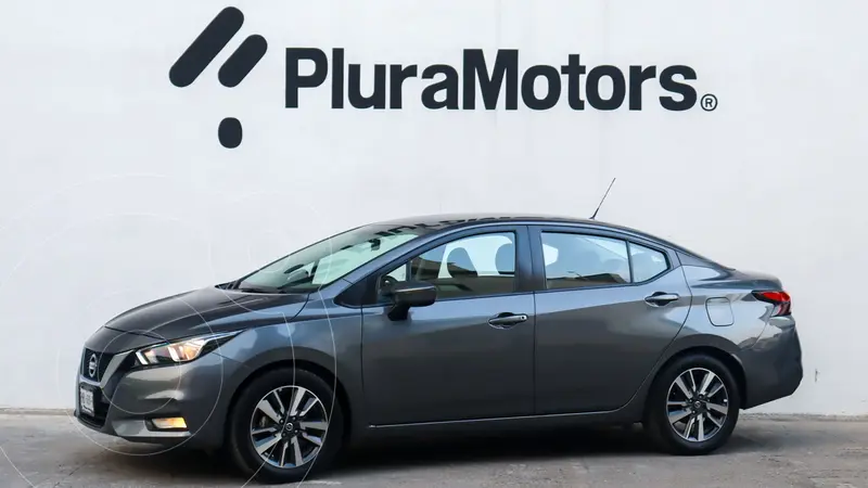 Foto Nissan Versa Advance usado (2021) color Gris financiado en mensualidades(enganche $56,980 mensualidades desde $4,855)