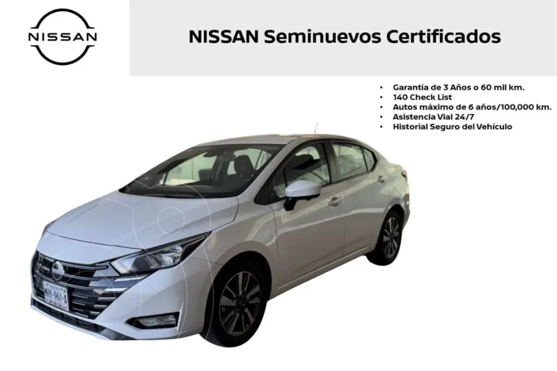 Foto Nissan Versa Advance usado (2024) color Blanco precio $320,000