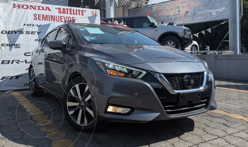 Foto Nissan Versa Platinum Aut usado (2021) color Gris financiado en mensualidades(enganche $110,000 mensualidades desde $4,836)