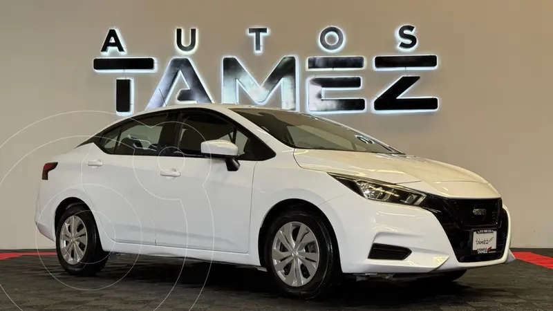 Foto Nissan Versa Sense usado (2021) color Blanco financiado en mensualidades(enganche $48,180 mensualidades desde $5,161)