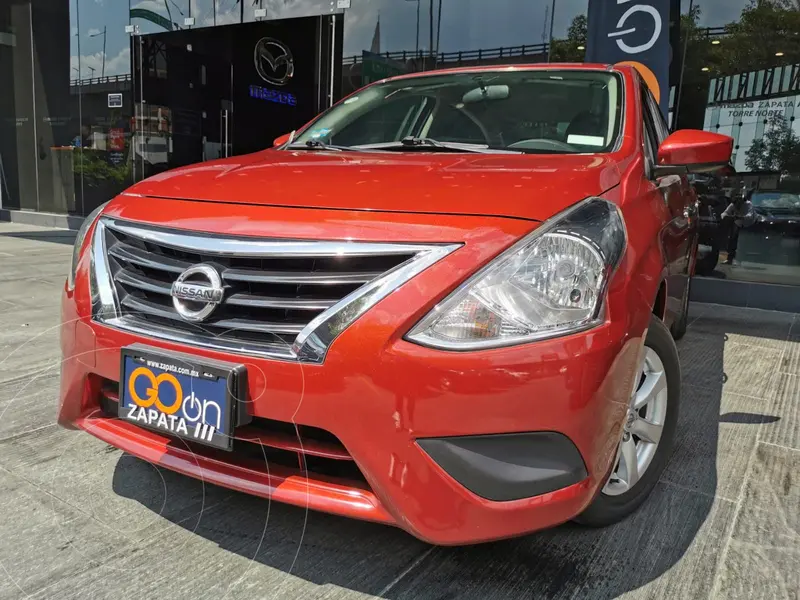 Foto Nissan Versa Sense Aut usado (2019) color Rojo financiado en mensualidades(enganche $61,250 mensualidades desde $5,404)