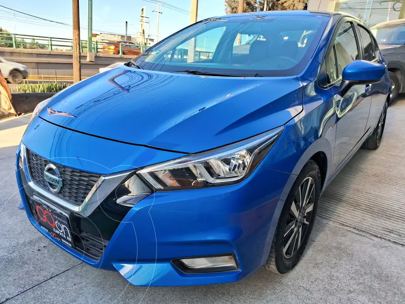 Foto Nissan Versa Advance usado (2022) color Azul financiado en mensualidades(enganche $78,208 mensualidades desde $5,980)