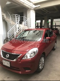foto Nissan Versa Sense Aut usado (2014) color Rojo precio $120,000