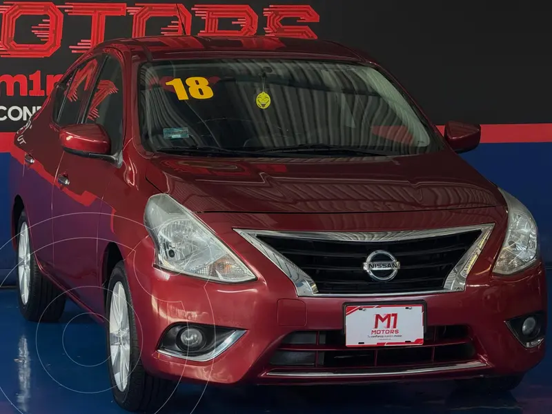 Foto Nissan Versa Advance usado (2018) color Rojo financiado en mensualidades(enganche $84,950)