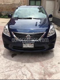 Nissan Versa Sense usado (2013) color Azul precio $99,000