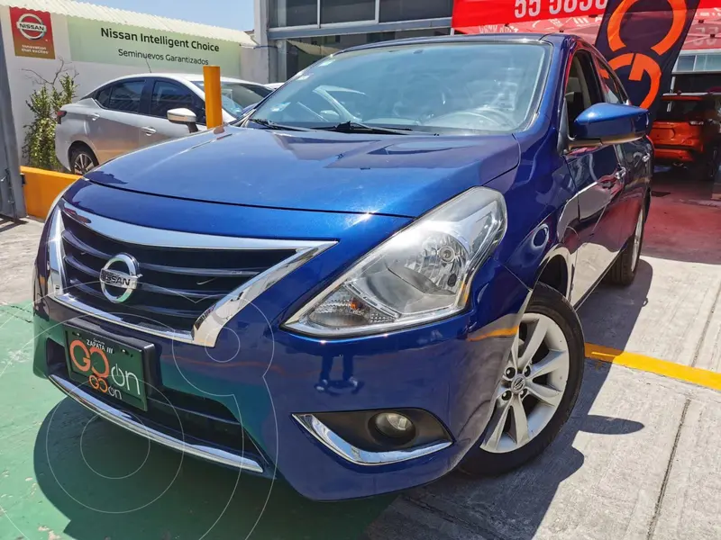 Foto Nissan Versa Advance usado (2018) color Azul financiado en mensualidades(enganche $56,250 mensualidades desde $4,078)