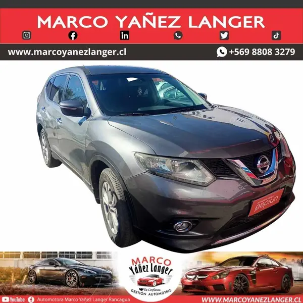 Foto Nissan X-Trail 2.5L Sense Aut 3Filas usado (2017) color Gris precio $9.990.000