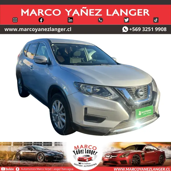 Foto Nissan X-Trail 2.5L Advance Aut 3Filas usado (2019) color Gris precio $12.990.000