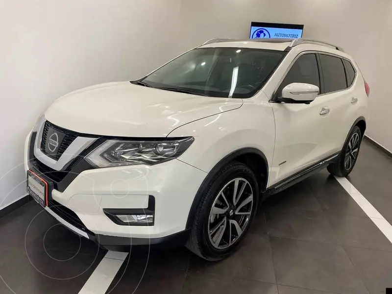 Foto Nissan X-Trail Exclusive 2 Row Hybrid usado (2019) color Blanco financiado en mensualidades(enganche $75,900 mensualidades desde $7,487)