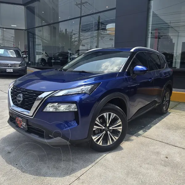 Foto Nissan X-Trail Exclusive 2 Filas usado (2023) color Azul financiado en mensualidades(enganche $123,988 mensualidades desde $9,481)