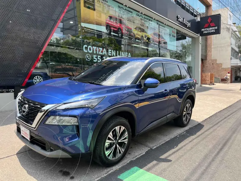 Foto Nissan X-Trail Exclusive 2 Filas usado (2025) color Azul financiado en mensualidades(enganche $123,178 mensualidades desde $11,754)