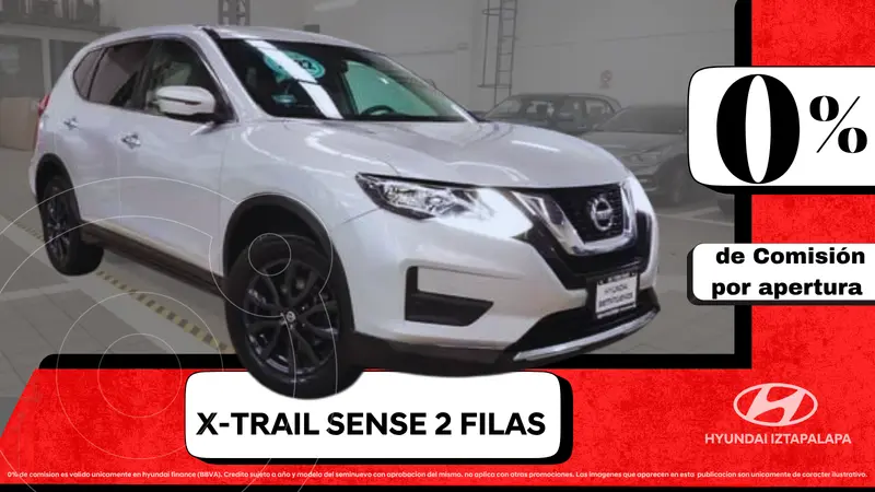 Foto Nissan X-Trail Sense 2 Row usado (2022) color plateado financiado en mensualidades(enganche $121,178 mensualidades desde $5,099)