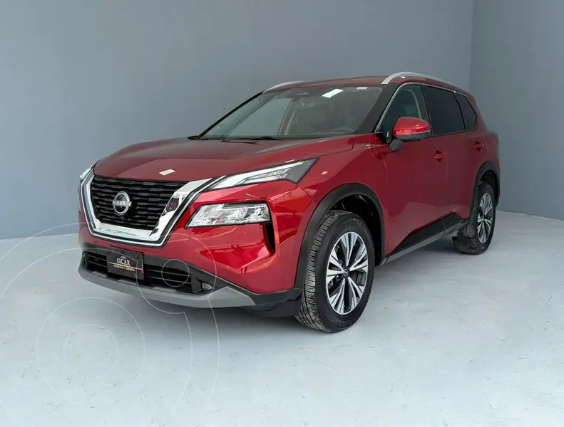 Foto Nissan X-Trail Exclusive 2 Filas usado (2023) color violeta oscuro precio $499,000