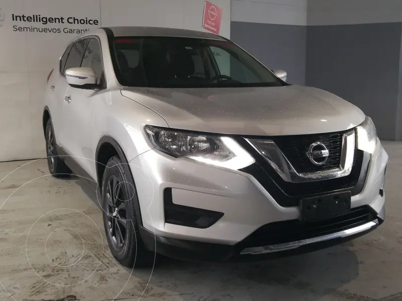 Foto Nissan X-Trail Sense 2 Row usado (2021) color plateado financiado en mensualidades(enganche $133,020 mensualidades desde $6,348)