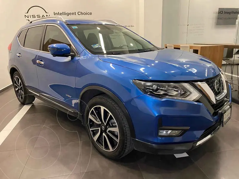 Foto Nissan X-Trail Exclusive 2 Row Hybrid usado (2019) color Azul precio $470,000